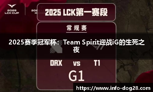 2025赛季冠军杯：Team Spirit迎战iG的生死之夜